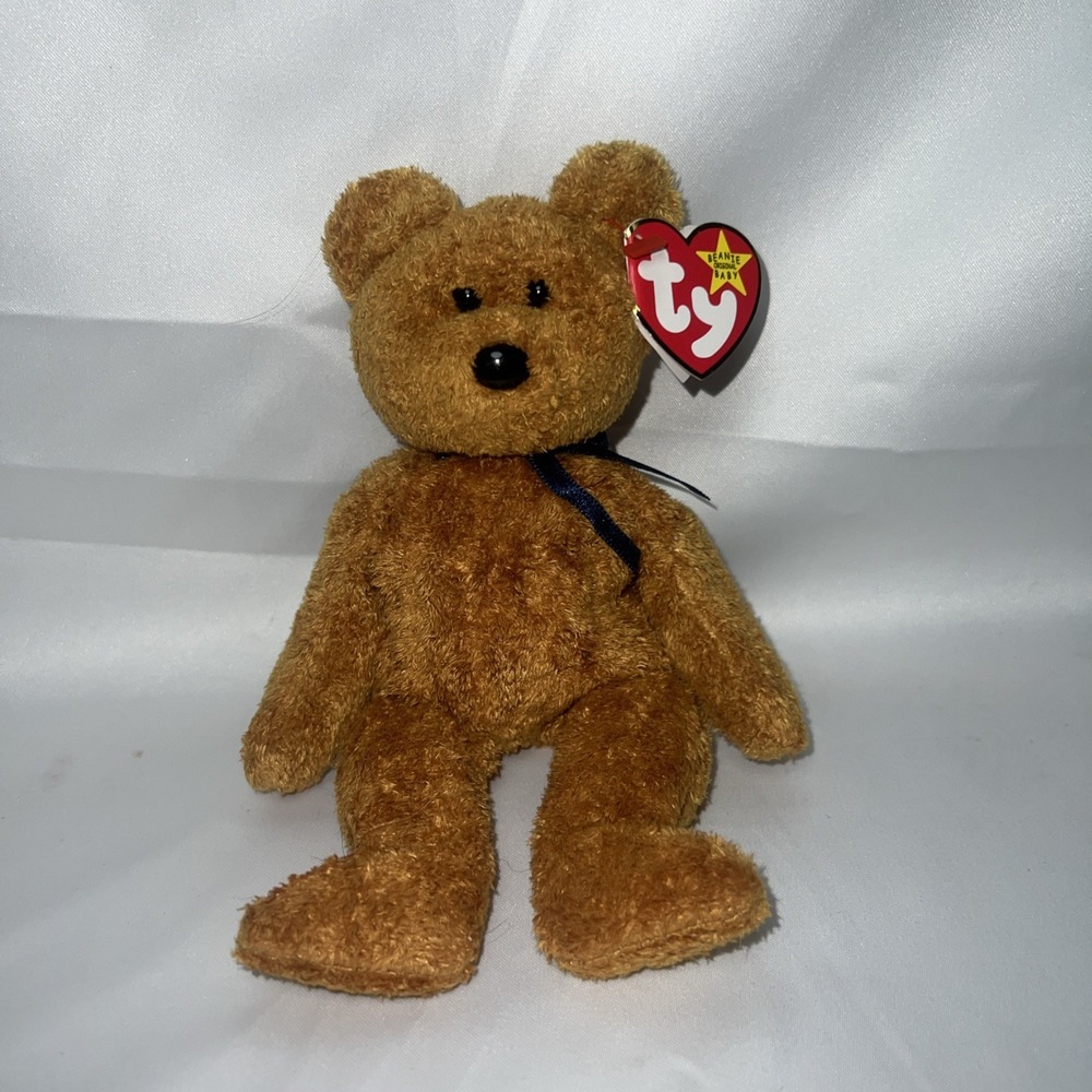 TY Beanie Baby Fuzz the Bear